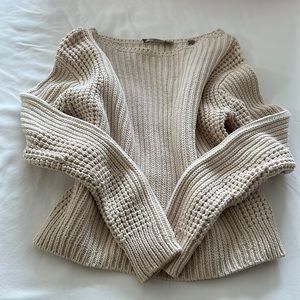 Vince off white knit sweater